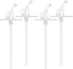 THERMOS FUNtainer 12 Ounce Insulated Kids Water Bottle Replacement Straws, 4 Straws - Image 3