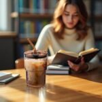 13oz/400ml Tumbler Water Glass, Cups with Straw and Lid Sealed Carry on for Coffee, Iced Tea, Thick Wall Insulated Glass Cup (Amber)… - Image 4