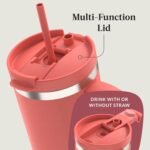 Contigo Streeterville 40oz Tumbler Stainless Steel Vacuum Insulated Leak-Proof Cold for 29 Hours Coral - Image 4