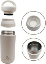 Dr.mito Thermo bottle Vacuum-Sealed, Sweat-Proof, Durable Stainless Steel with Sleek Design, Ideal for Outdoor Adventures White - Image 4