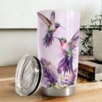 Hummingbird Tumbler 20oz Stainless Steel Insulated Travel Mug Cup for Women Girls Grandma Mom Hummingbird Gifts for Birthday Christmas Mothers Day - Image 3