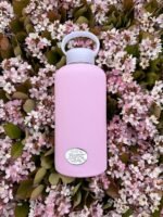 Apana Yoga Glass Water Bottles BPA Free Non Slip Sleeve Leak Proof Lid Reusable 32 Oz Sports Water Bottle Wide Mouth Lid Portable Hydration Tumbler - Image 3