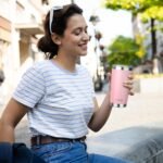 20oz Tumbler with Straw and Brush, Stainless Steel Vacuum Insulated tumbler, Double Wall Insulated Coffee Tumbler for Outdoor, Home, Travel,Office (Light pink,4pcs) - Image 5