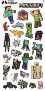 Minecraft Water Bottle for Boys - Bundle with 30oz Refillable Bottle for Boys School Supplies, Sports, and More Plus Stickers Water Bottle for Boys 8-12 - Image 4