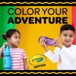 CamelBak Crayola Chug Stainless Steel Water Bottle Mountain Meadow, 16oz - Image 4