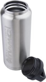 Insulated Bottle Silver | Vacuum Insulated Double Wall Stainless Steel | Leak-Proof Water Bottle (36 oz.) - Image 3