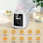 Baby Bottle Warmer All Bottles, Water Bath Milk Warmer 48H Thermostat Food Heater Breastmilk Thaw Formula Water Warming Steamer IMD LED Display Accurate Temperature Control - Image 3