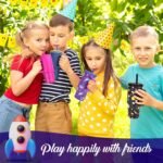 Kids 24 oz Tumbler with Handle, Leak-Proof Screw-On Lid with Removable Silicone Straw, Spill Proof, Reusable Stainless Steel Insulated Water Bottle, Gift for Kids Boys Girls, Dark Blue Mix - Image 8