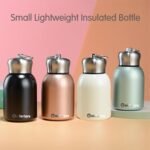 10oz Mini Vacuum Insulated Water Bottle - Small Stainless Steel Water Bottle Portable Leak-Proof Metal Sports Hot and Cold Water Bottle for Indoor and Outdoor (Turquoise Blue, 10oz) - Image 3