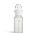 Munchkin Bond Silicone Coated Glass Baby Bottles - Anti-Colic Feeding System with Natural Feel Nipples, 4 Ounce, 2 Pack, White - Image 3