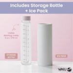 Portable Breast Milk Cooler with Storage Bottle & Ice Pack – Triple Wall Vacuum Insulated Stainless Steel, Travel-Friendly, TSA Approved, Nursing Mom Essentials, 270ml - Image 4