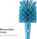 Owala 2-in-1 Water Bottle Brush Cleaner and Water Bottle Straw Cleaner Brush, Water Bottle Brush with Removable Head and Twist n� Hide Straw Brush, Smokey Blue - Image 4