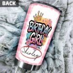 Queen of 24 Personalized Name 20oz Stainless Steel Vacuum Insulated Tumbler Great Birthday Keepsake Customized Name Tumbler Personalized With Lid Engraved 20oz with Lid - Image 5