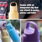 Vapur Chill Double Wall Insulated Reusable Water Bottle with Lockable Lid, Keeps Drinks Cold or Hot, Hydration On The Go, Ideal for Traveling, Hiking or Camping, BPA Free, 20 Ounce, Seaside - Image 5