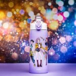 Zak Designs KPop Demon Hunters Sage Kids Water Bottle For School or Travel, 19oz Stainless Steel Water Bottle With Straw, Handle, and Leak-Proof, Pop-Up Spout Cover (Rumi, Mira, Zoey) - Image 6