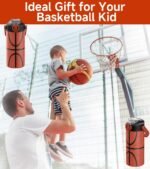 14oz/400ml Insulated Kids Water Bottle, Odor-Free Surgical Grade Liner, Dishwasher-Safe, Name Spot, Soft Sipper, Gift for Sports Fan (Basketball) - Image 7