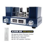 Oilily A300B MK Vacuum Tube Amplifier 300BX2 Single-Ended Class A Tube Integrated Amplifier Headphones Available(Silver) - Image 3