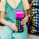 Wildkin Kids 14oz Stainless Steel Water Bottle – BPA-Free, Leakproof, Insulated, Easy-Clean - Rainbow Hearts - Image 3
