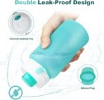 PLTCAT Collapsible Foldable BPA Free Reusable Lightweight Leak-Proof Travel Silicone Water Bottle for Travel, Gym, Hiking, Office, Camping - Image 5