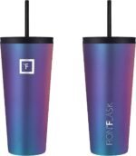 IRON °FLASK Classic Tumbler - Vacuum Insulated Stainless Steel Water Bottle, Double Walled, Drinking Cup, Insulated Travel Mug (Aurora, 32 oz Solid Lid) - Image 5