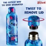 Disney Stitch Insulated Water Bottle - 515ml Stainless Steel Metal Drinks Bottle Teenagers Hot or Cold - School Sports Travel - Stitch Gifts - Image 7