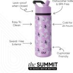 Simple Modern Halloween Kids Summit Water Bottle with Straw Lid | 18oz Stainless Steel Cup Insulated Tumbler for Boys, Girls, School | Witchy Ghosts - Image 4