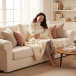 Fashy Hot Water Bottle with Ivory Soft Cotton Cover (67oz / 2L) – Made in Germany - Image 4