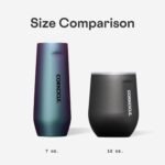 Corkcicle Stemless Wine Tumbler - Keeps Drinks Cold for 6 Hours - Triple-Insulated Stainless Steel - Non-Slip Base - Summer Drinkware Gift - Keeps Drinks Ice Cold - 12 oz - Oat Milk - Image 4