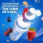 Cirkul 22oz. White Grip Stainless Steel Water Bottle & Sport Lid, Durable, Insulated, Protective Grip, Leakproof & Heavy Duty with Flavor Cartridge Included (FitSip Island Punch) - Image 5