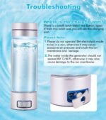 Meticuloso Upgraded 3-in-1 Hydrogen Water Bottle Generator up to 5000PPB Hydrogen Inhalation Machine Hydrogen Water Maker with SPE PEM Technology (Nasal Cannula Not Included) - Image 4