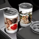 Personalized Tumbler with Photo Text Logo, Made in USA 20 oz Custom Stainless Steel Coffee Mug with Lid, Custom Cup Gift for Dad, Mom, Friends - Image 6
