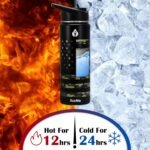 22 oz Insulated Water Bottle,Stainless Steel Leak Proof Water Bottles,Wide Mouth Double Walled Travel Thermal Mug with 2 Lids for Cold Water Drinks,Sports,Travel,Car and School Camouflage - Image 4