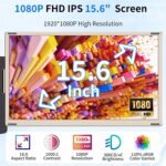 Laptop Screen Extender Portable, Detachable 15.6" FHD 1080P Portable Monitor for Laptops, Triple Laptop Monitor Extender compatiable with Windows, Mac, Android, Chrome, Switch & PS - Image 3