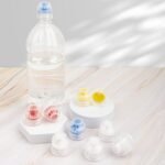 28mm Push Pull Cap, Replacement Water Bottle Flip Tops with Seal Tab for Smart Bottles or Soda Water Bottles, 10PCS - Image 3