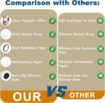 8 Pack 20 OZ Sublimation Tumblers Bulk, Skinny Straight White Sublimation Cups, Stainless Steel Double Wall Insulated Tumbler for Heat Transfer, Individually Boxed - Image 4