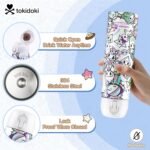 Tokidoki Unicorno insulated water bottle Stainless Steel Water Bottle 16oz Vacuum Sealed Thermal Cup with Leak Proof Flip Lid, Double Wall Tumbler for Hot & Cold Drinks, Unicorno Design - Image 4