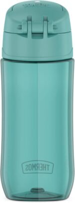 THERMOS FUNTAINER 16 Ounce Plastic Hydration Bottle with Spout, Aqua - Image 3