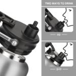 Zenbo One Gallon Jug with Straw, 128 oz Double Wall Vacuum Insulated Sports Water Bottle, Keeps Cold up to 48 Hours, Leak-Proof & Sweat-Proof Stainless Steel Water Jug for Gym, Outdoor & Camping - Image 4