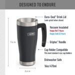 THERMOS ICON SERIES, Stainless Steel Mug, Granite, 16 oz - Image 3