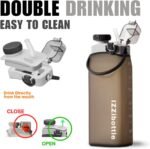 Collapsible Lightweight Silicone Water Bottle (600ml, Brown) | BPA Free, Eco-Friendly, Medical Grade | Leakproof Bottle for Sports, Travel, Hiking, Gym, Outdoor Adventures and Daily Use - Image 6