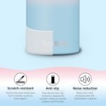 SASEUM Sport Water Bottle 18oz Stainless Steel Double Wall Vacuum Thermal Mug with Leak Proof Spout Lids, Wide Mouth Metal Insulated Water Jug for Gym and Travel（Blue Pink） - Image 4