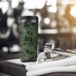 Green Army Digital Camouflage Tumbler with Lid Insulated Stainless Steel Coffee Tumbler Leak Resistant Water Bottle Reusable Iced Coffee Cup Vacuum Double Wall Travel Mug for Outdoor - Image 6