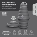 HYDAWAY 25oz Collapsible Water Bottle - BPA-Free, Leakproof, Lightweight, and Space-Saving - Perfect for Hiking, Travel, and All-Day Hydration - Image 3