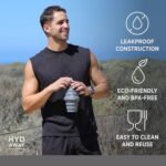 HYDAWAY 25oz Collapsible Water Bottle - BPA-Free, Leakproof, Lightweight, and Space-Saving - Perfect for Hiking, Travel, and All-Day Hydration - Image 4