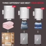 Vacuum Storage Bags for Travel, 10 Pack Vacuum Seal Bags for Clothing Travel, Compression Packing Kit with High Pressure Electric Pump, Space Bags for Clothes Luggage Traveling - Image 4