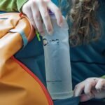 Cnoc Outdoors Vesica Collapsible Water Bottle, Narrow Mouth Purple, 28mm Thread, Sawyer Compatible - Image 3