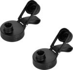 IRON °FLASK Spout Lid 2.0 for Wide Mouth, Insulated Sports Water Bottles, Canteen Standard, Chug Lid, BPA Free 2 Lids (Midnight Black) - Image 3