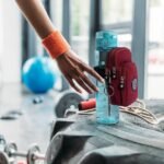 Gym Water Caddy with Phone Holder, Water Bottle Sleeve Bag with Pocket for Cards, Keys, Wallet, Gym Bottle Accessories for Men Women - Image 5