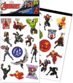 Marvel Avengers Plastic Water Bottle for Boys and Girls ~ 3pc Bundle with MCU Superheroes Reusable Water Bottle For Home, School, and Sports, Avengers Stickers, and Door Hanger - Image 4