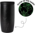 Simple Modern Halloween Signature Voyager | 16oz Travel Coffee Mug Tumbler with 360° Lid | Gifts for Women Men | Ceramic-Lined Insulated Stainless Steel Cold Brew Iced Coffee Cup | Spiderwebs - Image 3